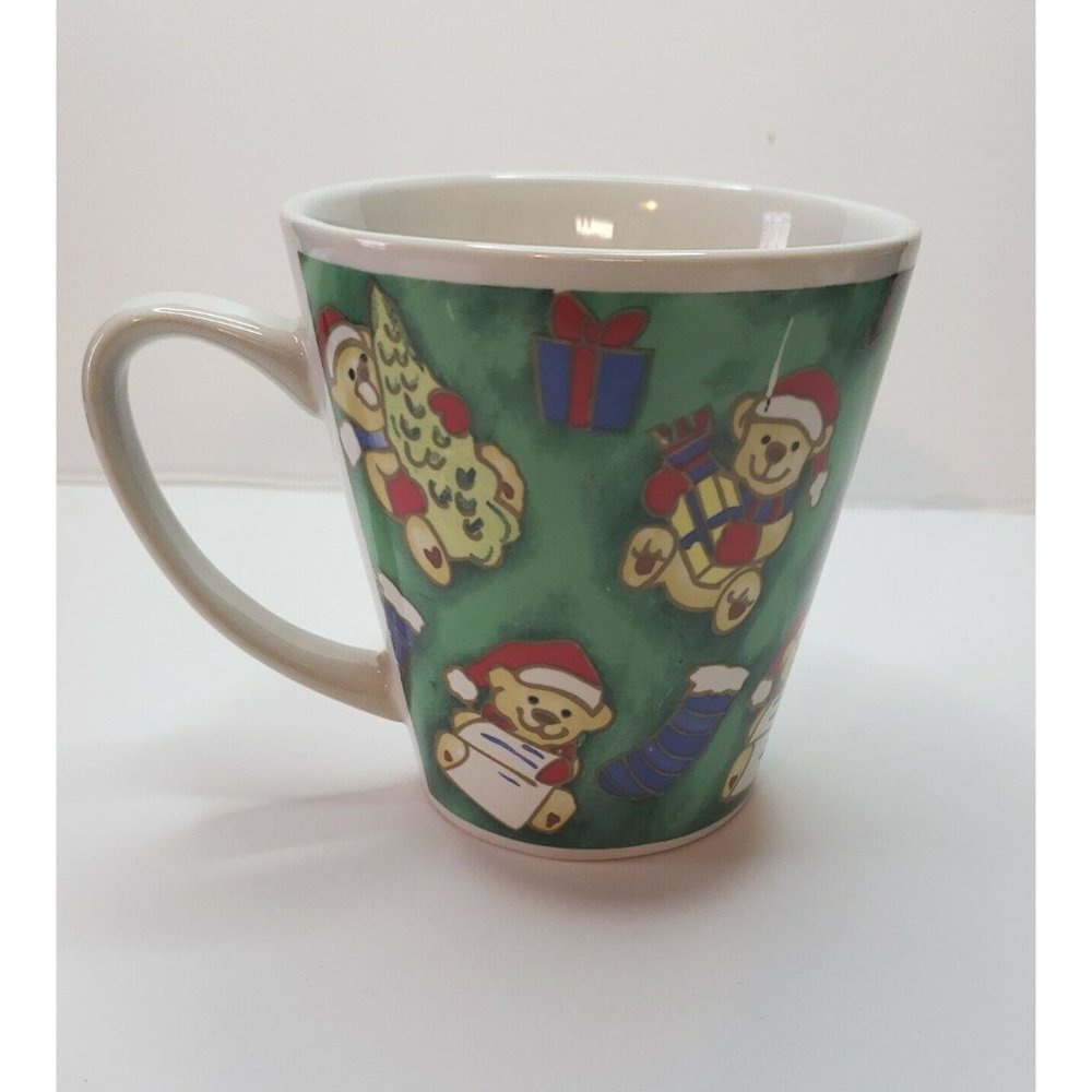 Santa Bear 10 Oz Festive Christmas Mug